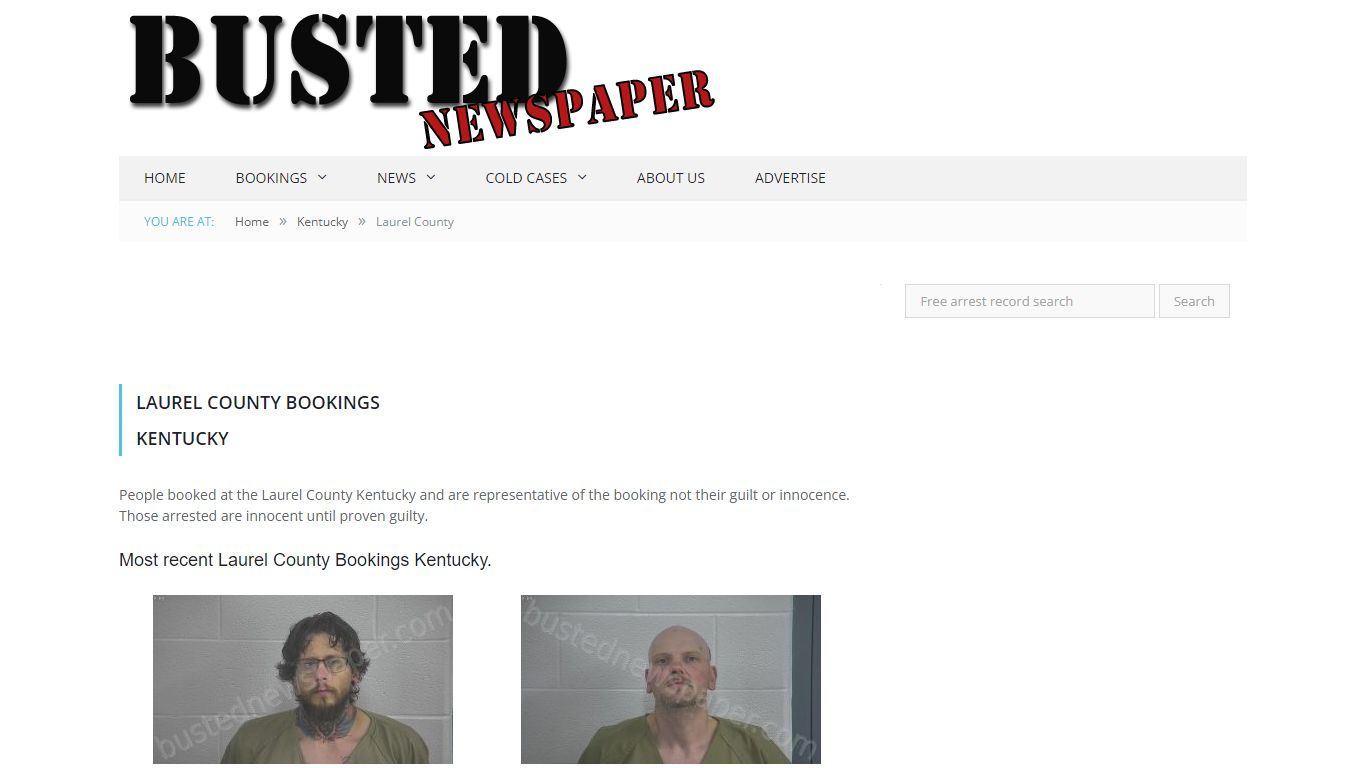Laurel County, KY Mugshots - BUSTEDNEWSPAPER.COM